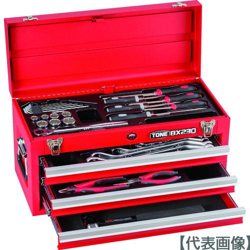 TONE 整備用工具セット ツールセット BX230仕様 レッド 間口