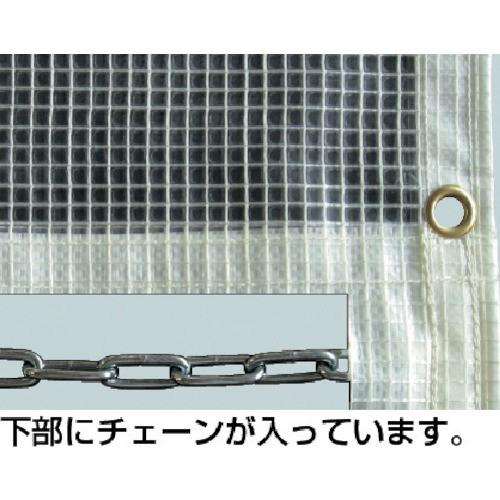 庭、ガーデニング ＴＲＵＳＣＯ　防炎糸入りクリアシート　４０００Ｘ４０００（TCI0404）