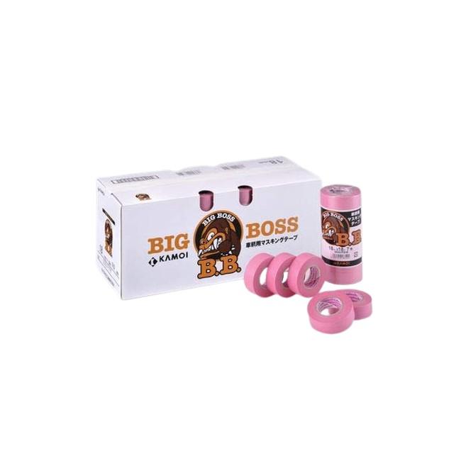 カモ井加工紙 BIG BOSS マスキングテープ 24mm 50巻 BIG BOSS 車輛塗装用マスキングテープ 24mm 1箱(50巻入り)【カモ井加工