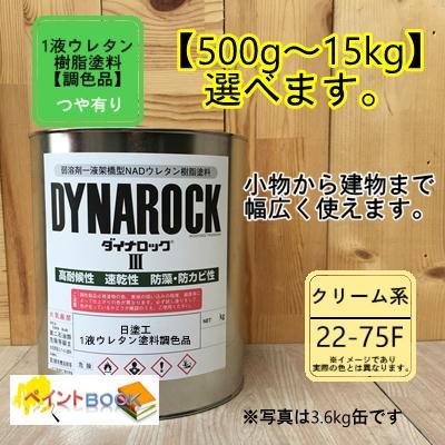 【日塗工 22-75F】マンセル 2.5Y7.5/3 1液型ウレタン塗料【容量 / つや消し など選べます】DIY 建物 木 鉄 塗装 ペンキ ロックペイント  弱溶剤｜paintbook