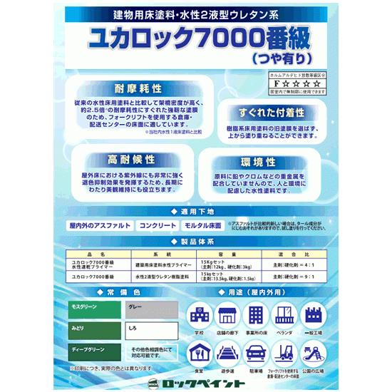 水性2液型ウレタン 【ユカロック 水性速乾プライマー】 082-7150 