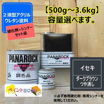 イセキ ダークブラウン】【主剤+硬化剤+シンナー】 パナロック 500g