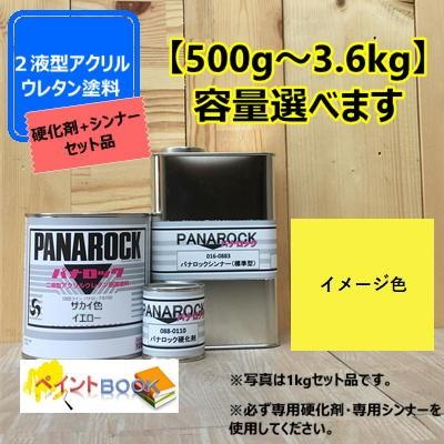 サカイ イエロー】【主剤+硬化剤+シンナー】 パナロック 500g〜選べ