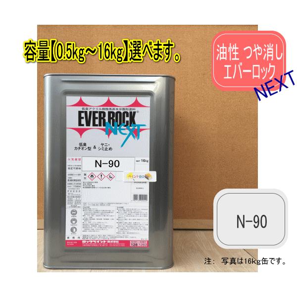 エバーロックネクスト 【日塗工 N-90)】 つや消し 白 塗装 ロック
