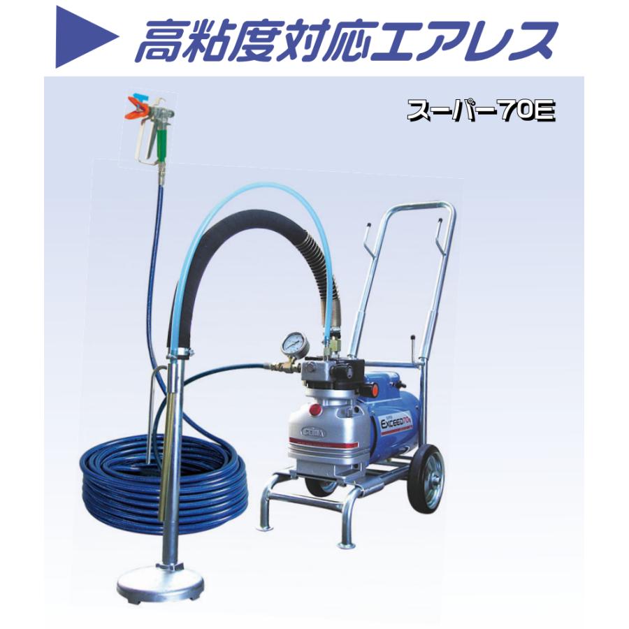 精和産業 高粘度電動エアレス スーパー70E 各種 : PAINT WEB SHOPPERS
