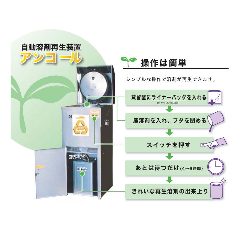 精和産業 溶剤再生機 アンコール URS-500CE-SIJ 193501 : PAINT WEB