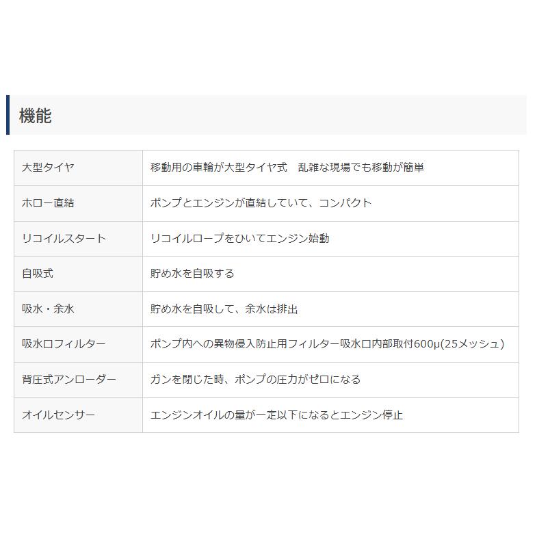 フルテック 高圧洗浄機 JQ1011G 本体のみ / 標準セット 各種の画像