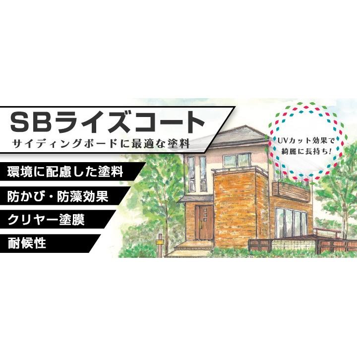SBライズコート スマイル 3分艶クリヤー 15kgセット （大日本塗料 