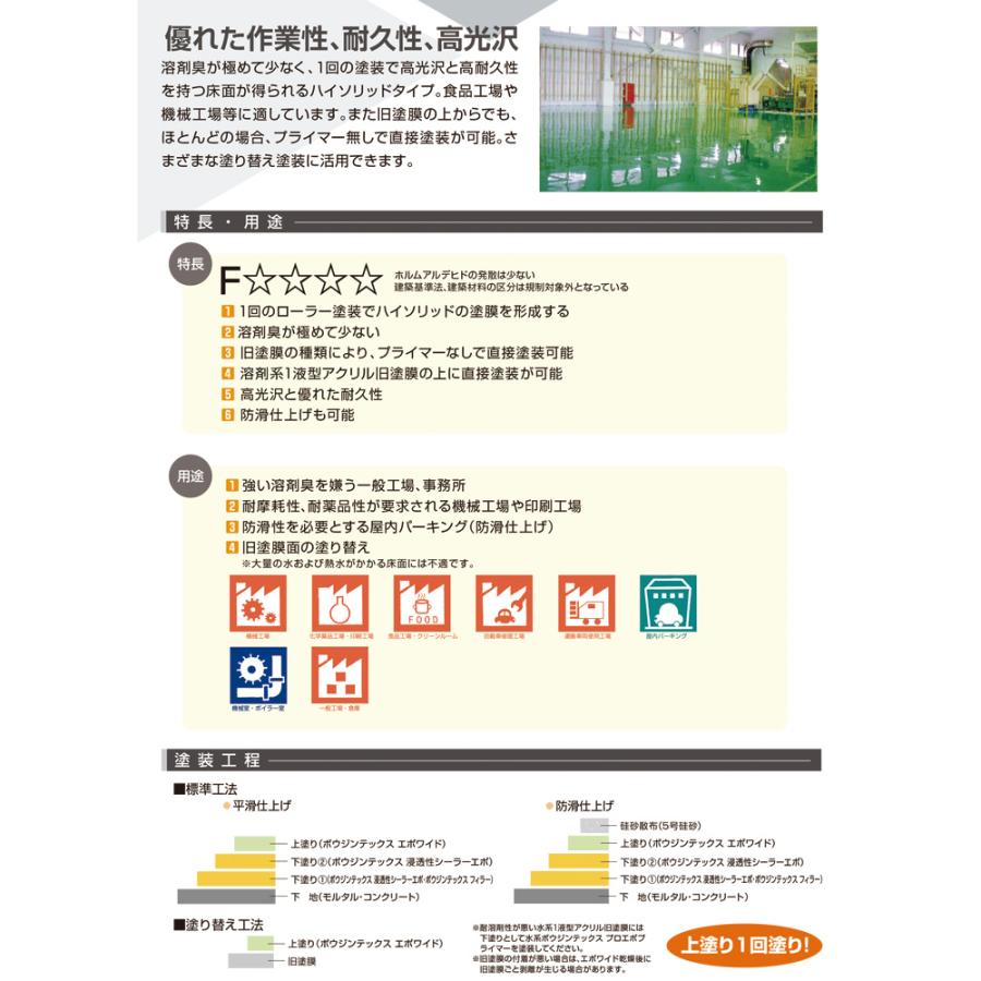 ボウジンテックス エポワイド 15kgセット(水谷ペイント 2液型 ボウジンテックス エポワイド 15kgセット(水谷ペイント 2液型
