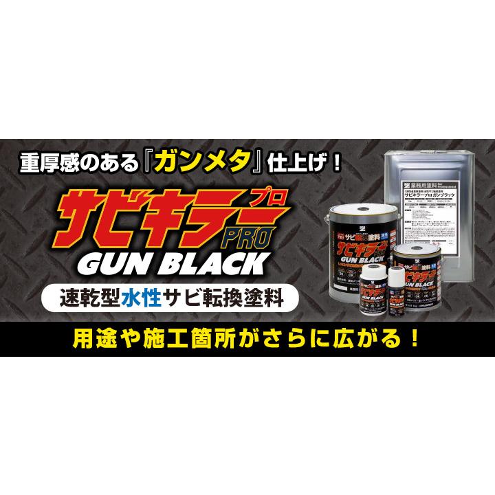 期間限定P10倍】 サビキラーPRO GUN BLACK 200g ＜ガンブラック＞ 水性