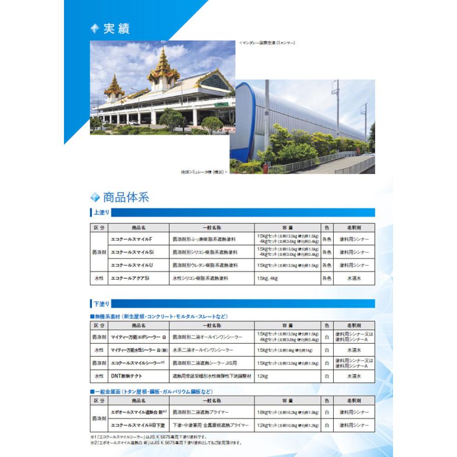 エコクールアクアSi 各色 15kg （大日本塗料/水性シリコン樹脂系遮熱