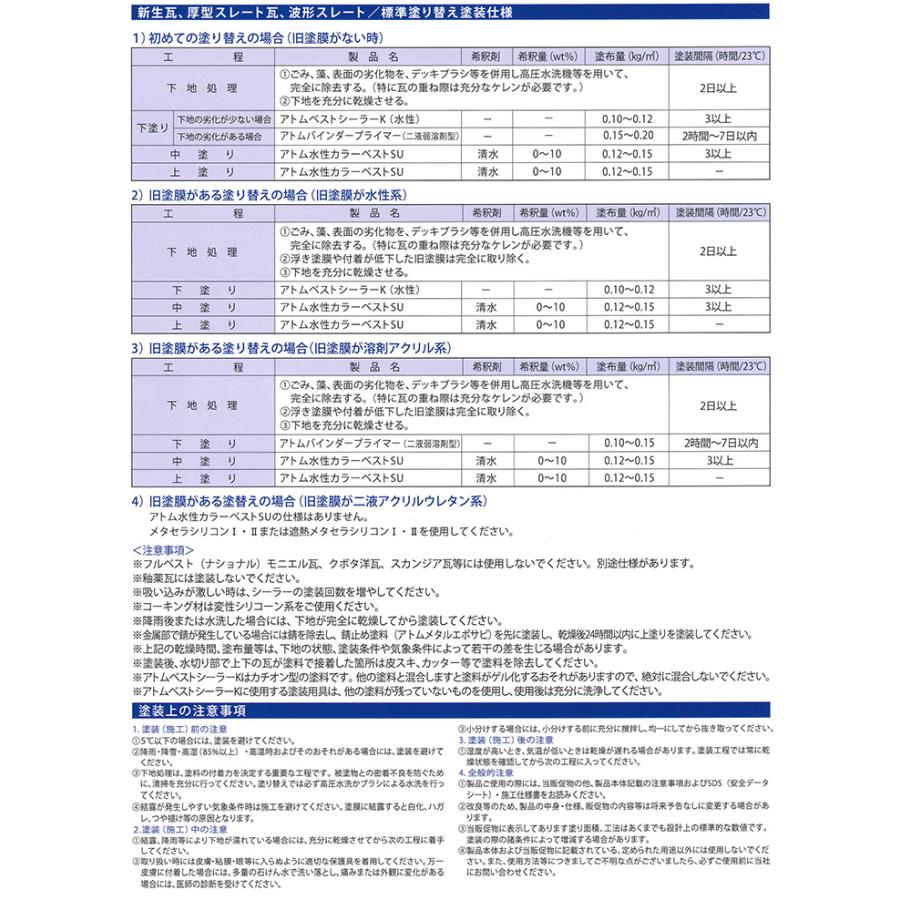 アトム バインダープライマー　11kgセット　(アトミクス/油性/屋根/下塗り材）｜paintjoy｜02