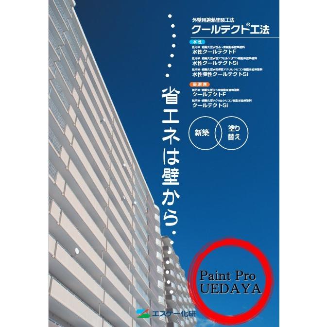 水性弾性クールテクトSi 艶有 16kg 外壁用遮熱塗装工法 エスケー化研 