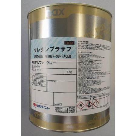 naxウレタンプラサフSBアルファ ホワイト 主剤のみ4kg : PaintShopペン