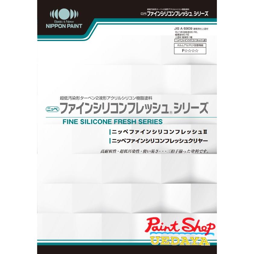 ファインシリコンフレッシュII 16kgセット 艶有 ND色（標準色） ≪日本 