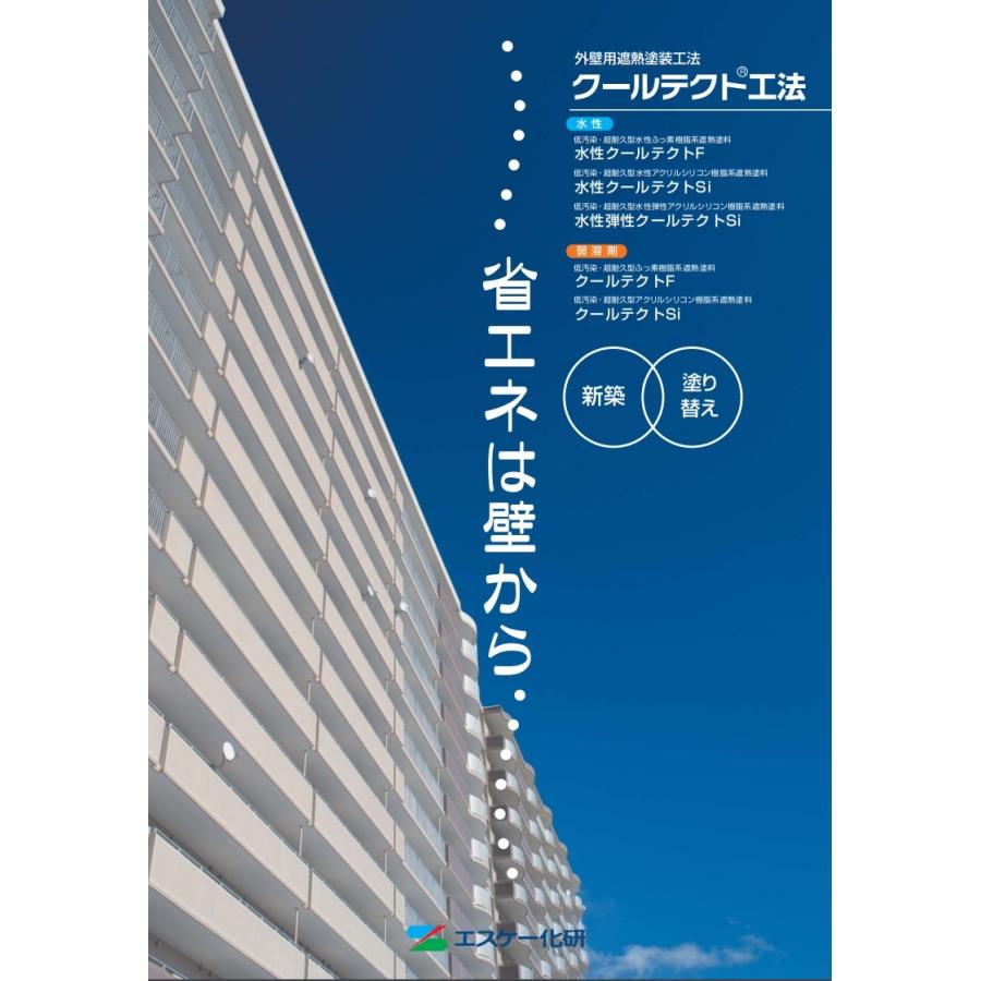 クールテクトF 3分艶 標準色 15kgセット エスケー化研 外壁用遮熱塗料(10000302)