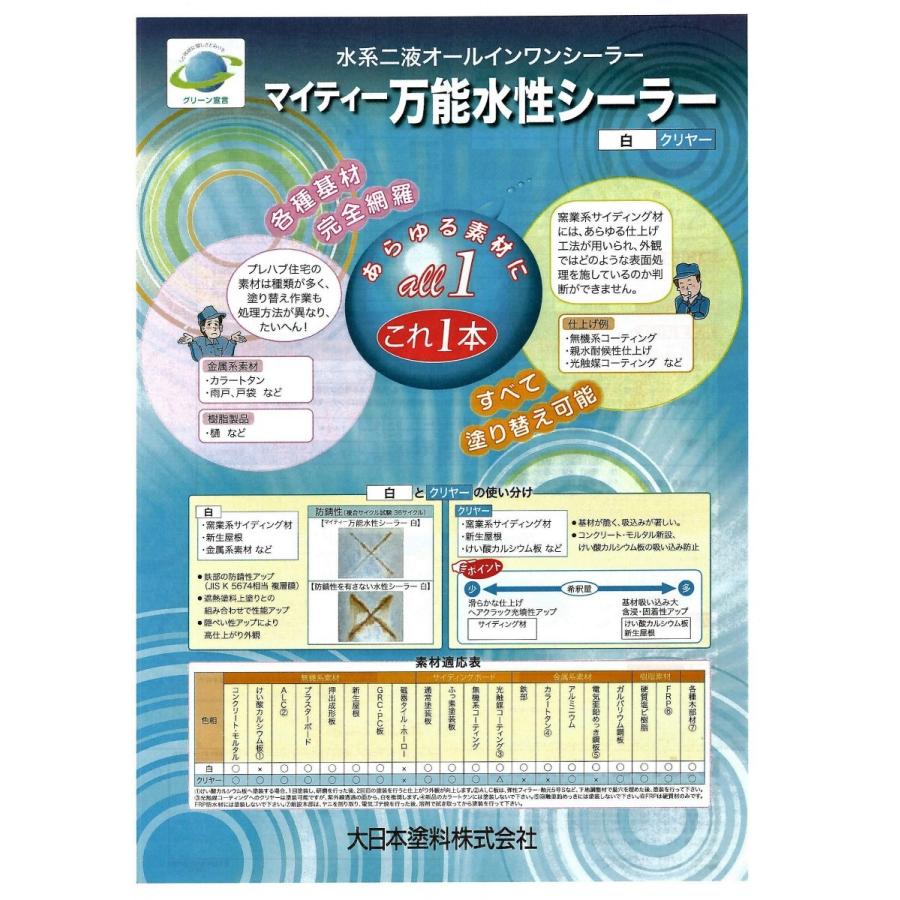 最新の激安 マイティ万能水性シーラー15kgセット 楽天市場 Kwsrbd Com
