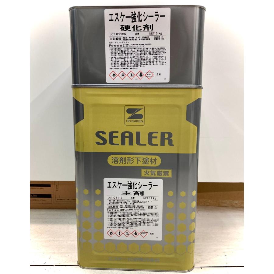 エスケー強化シーラー 主剤12kg硬化剤3kg Tsky101 ペイントショップ シーガル 通販 Yahoo ショッピング