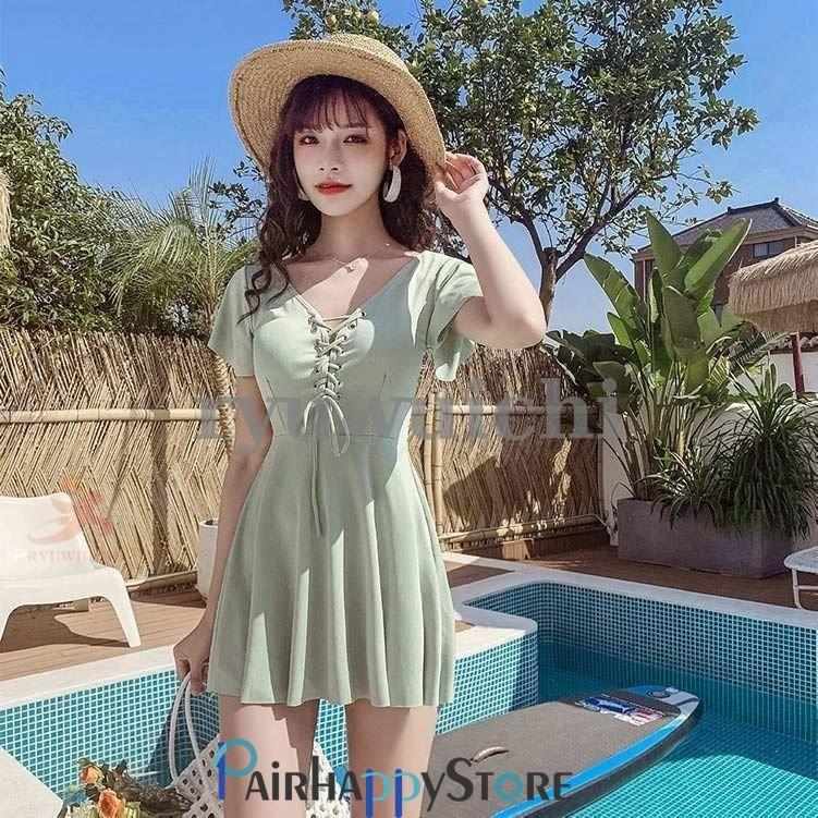 コンビニ受取対応商品 水着 レディース水着 水着ワンピース 体型カバー 女性用 大人水着 ママ水着 大きいサイズ水着 ビーチ リゾート ワンピース水着 ブラック 可愛い 2 Sovanahotel Com