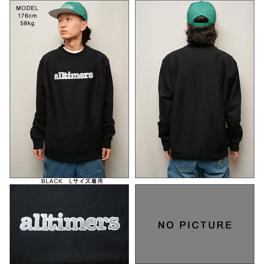 オールタイマーズ トレーナー ALLTIMERS STAMPED EMBROIDERED オールタイマーズ トレーナー ALLTIMERS STAMPED EMBROIDERED