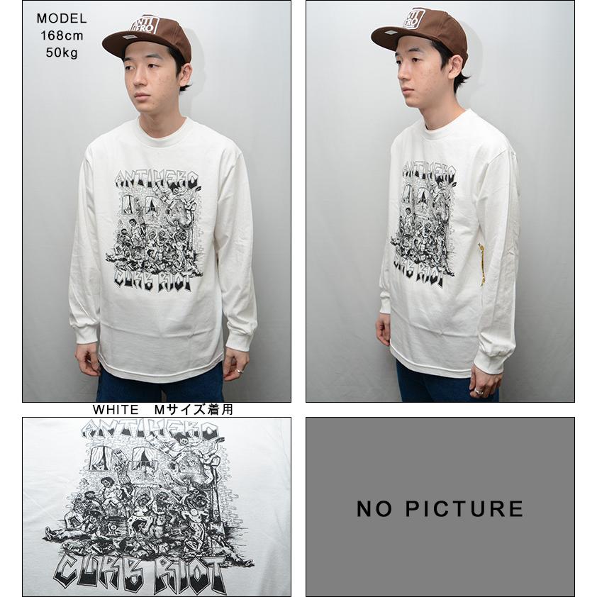 ANTIHERO（アンタイヒーロー） ANTI HERO CURB RIOT L/S TEE ロンT