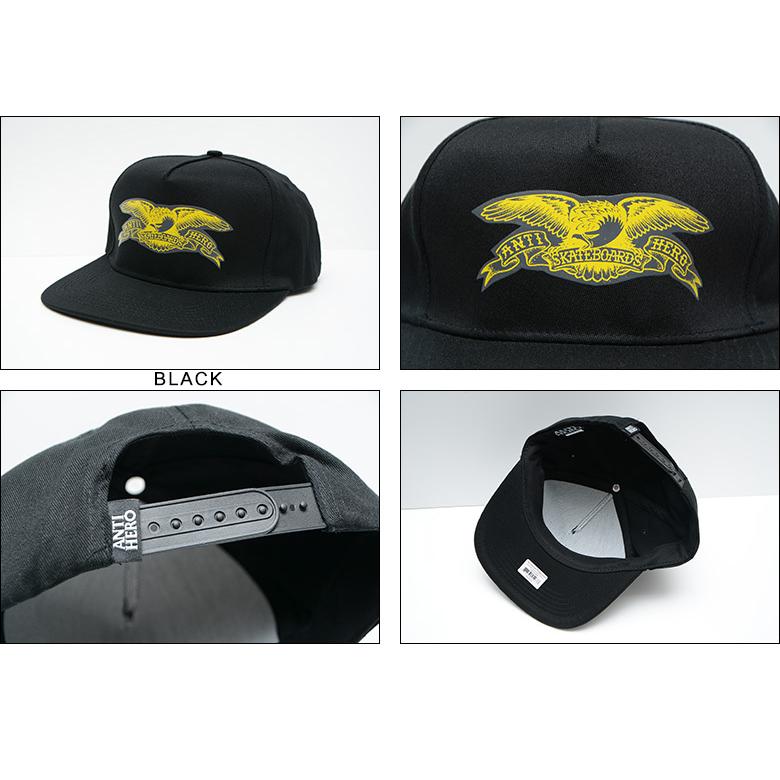 （ アンタイヒーロー キャップ ） ANTI HERO BASIC EAGLE SCRAPS SNAPBACK HAT スナップバックキャップ CAP ベースボールキャップ 帽子 正規取扱店｜pajaboo｜04