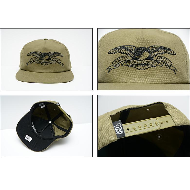 ANTI HERO ベースボールキャップ レッド ANTIHERO BASIC EAGLE