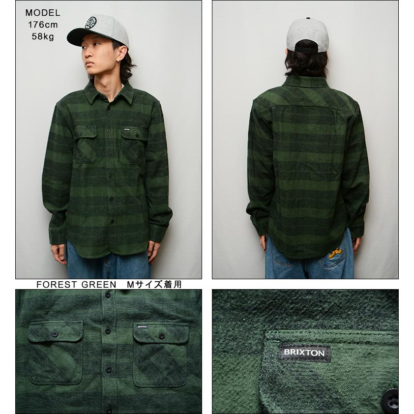 BRIXTON ブリクストン ネルシャツ BOWERY HEAVY WEIGHT L/S BRIXTON ブリクストン ネルシャツ BOWERY HEAVY WEIGHT L/S