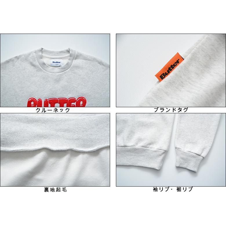バターグッズ トレーナー ） BUTTER GOODS GOO CREW NECK SWEAT SHIRT