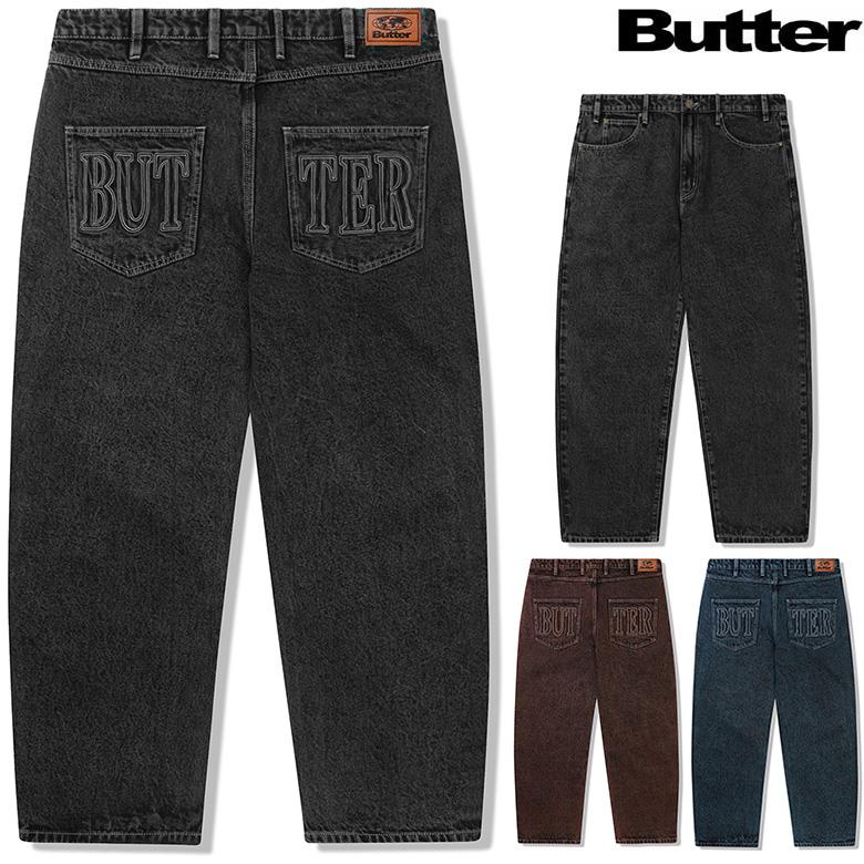 Butter Goods バターグッズ パンツ BUTTER GOODS APPLIQUE DENIM Butter Goods バターグッズ パンツ BUTTER GOODS APPLIQUE DENIM