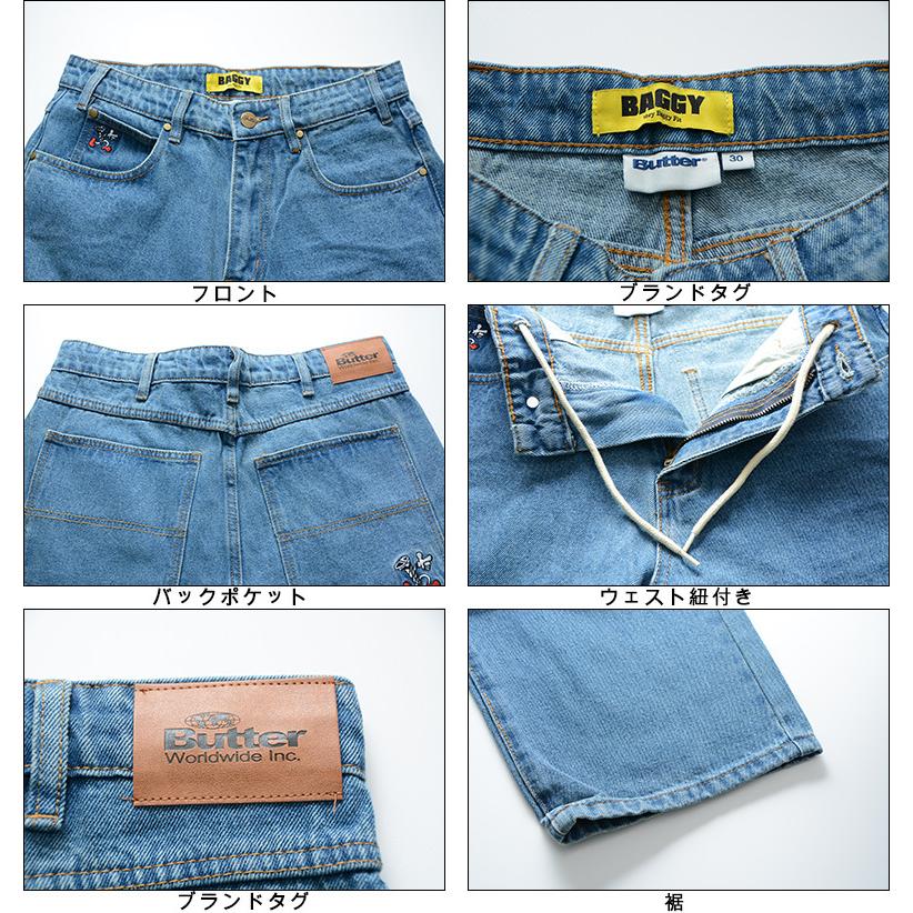 バターグッズ パンツ ） BUTTER GOODS SCREW DENIM PANTS デニムパンツ 