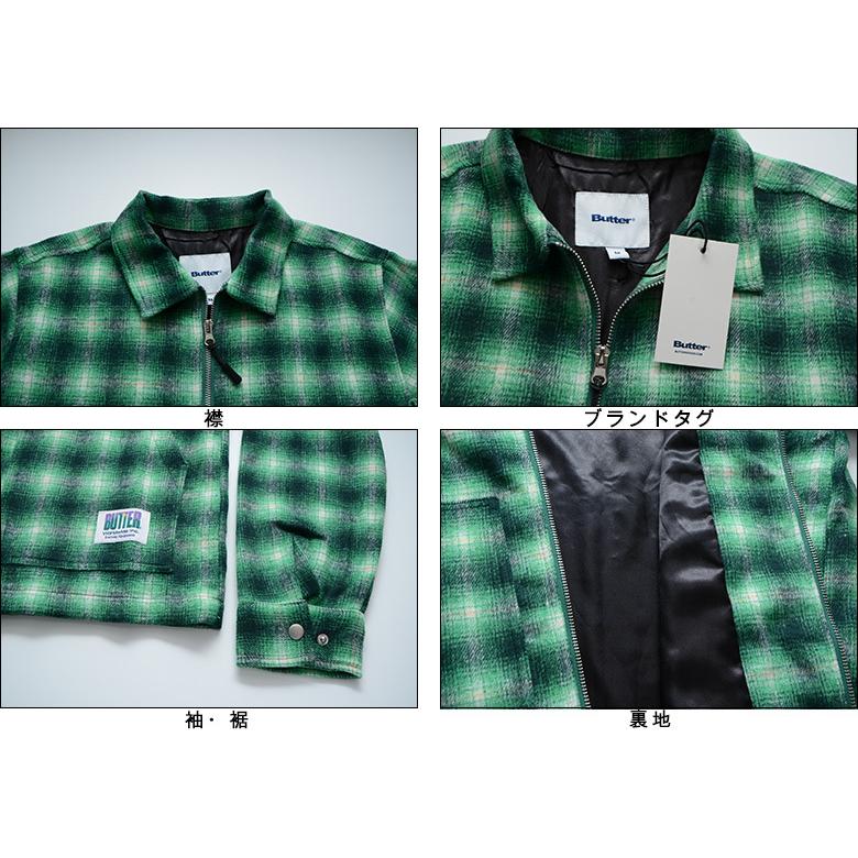 butter skateboards チェック柄ジャケット butter skateboards チェック柄ジャケット バターグッズ ジャケット