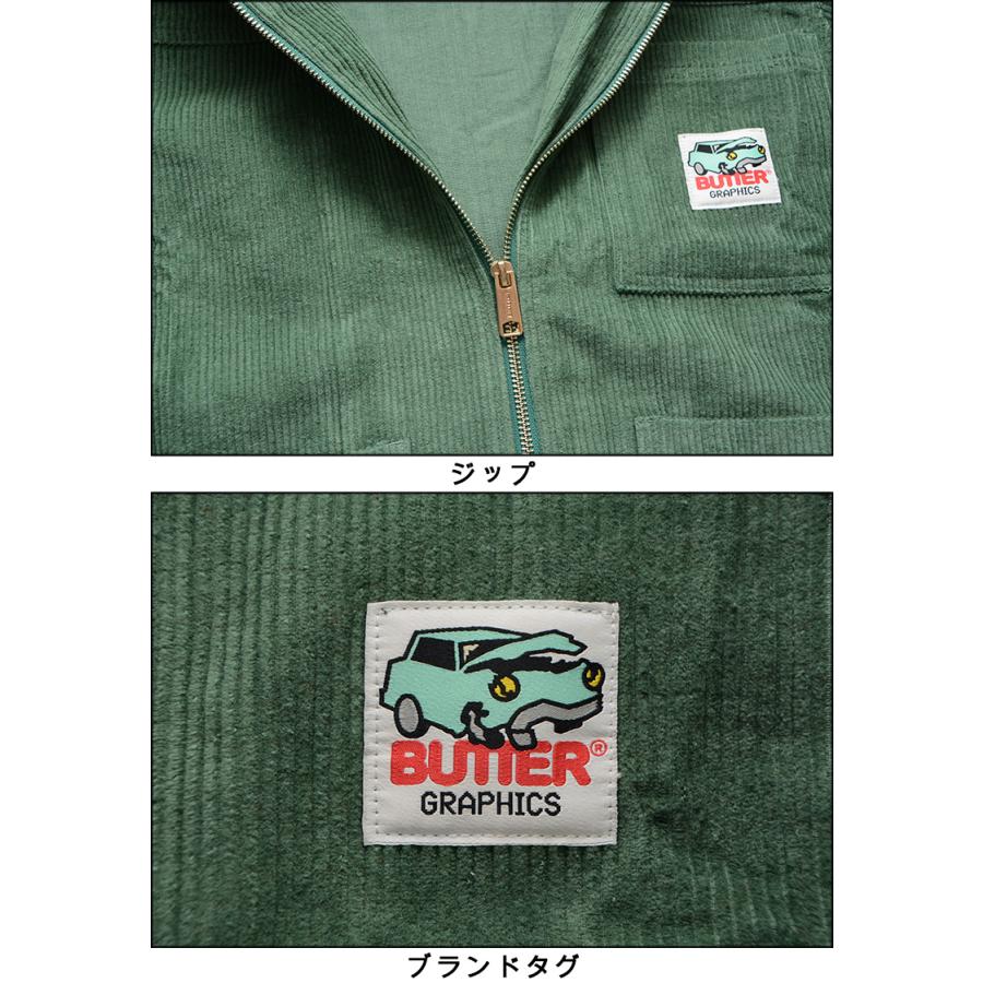 バターグッズ ジャケット BUTTER GOODS HIGH WALE CORD ZIP THRU バターグッズ ジャケット BUTTER GOODS HIGH WALE CORD ZIP THRU