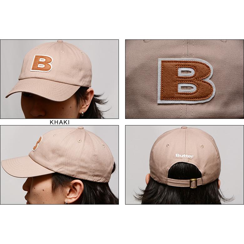 バターグッズ キャップ BUTTER GOODS B LOGO 6PANEL CAP ストラップバック 帽子 スケート スケーター｜pajaboo｜12