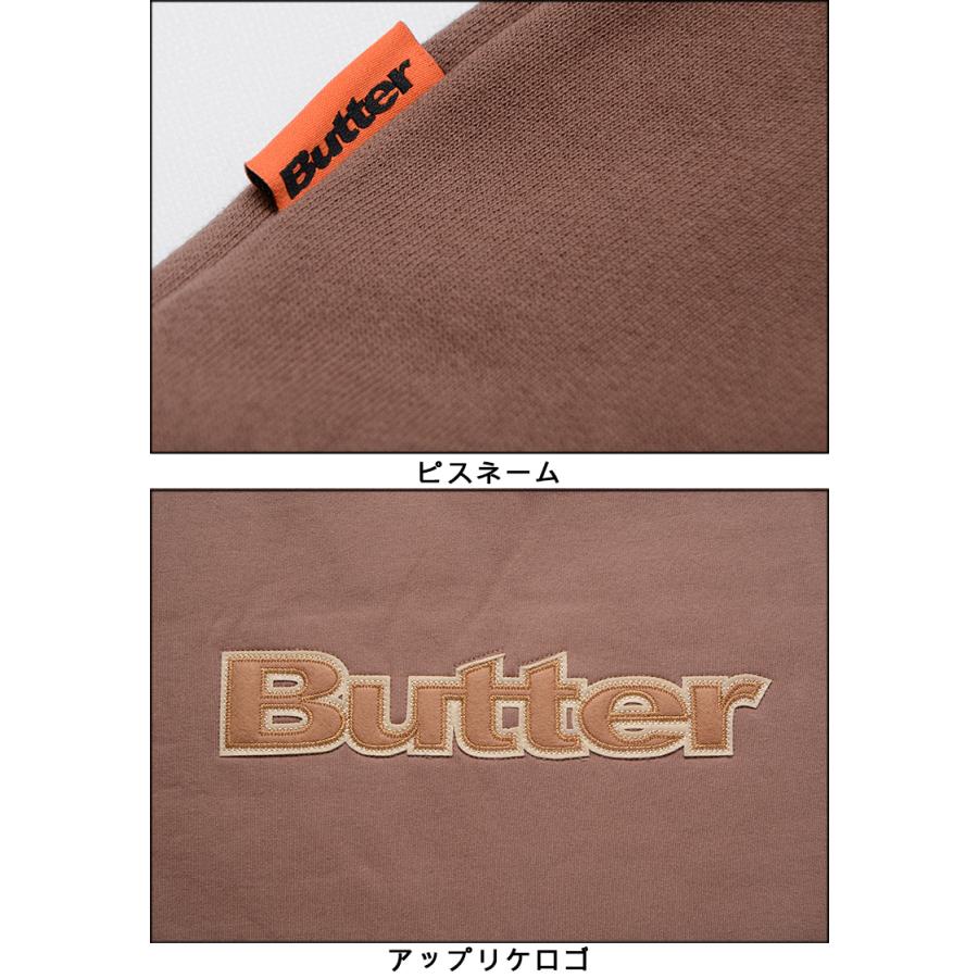 バターグッズ トレーナー BUTTER GOODS FELT LOGO APPLIQUE CREW バターグッズ トレーナー BUTTER GOODS FELT LOGO APPLIQUE CREW