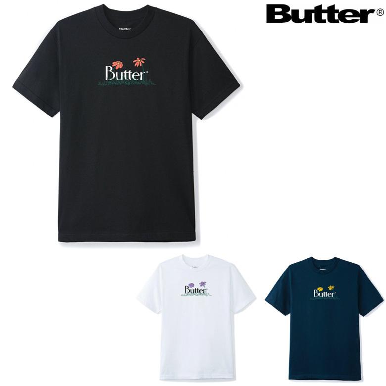 BUTTER GOODS FLOWERS CLASSIC LOGO TEE バターグッズ Tシャツ