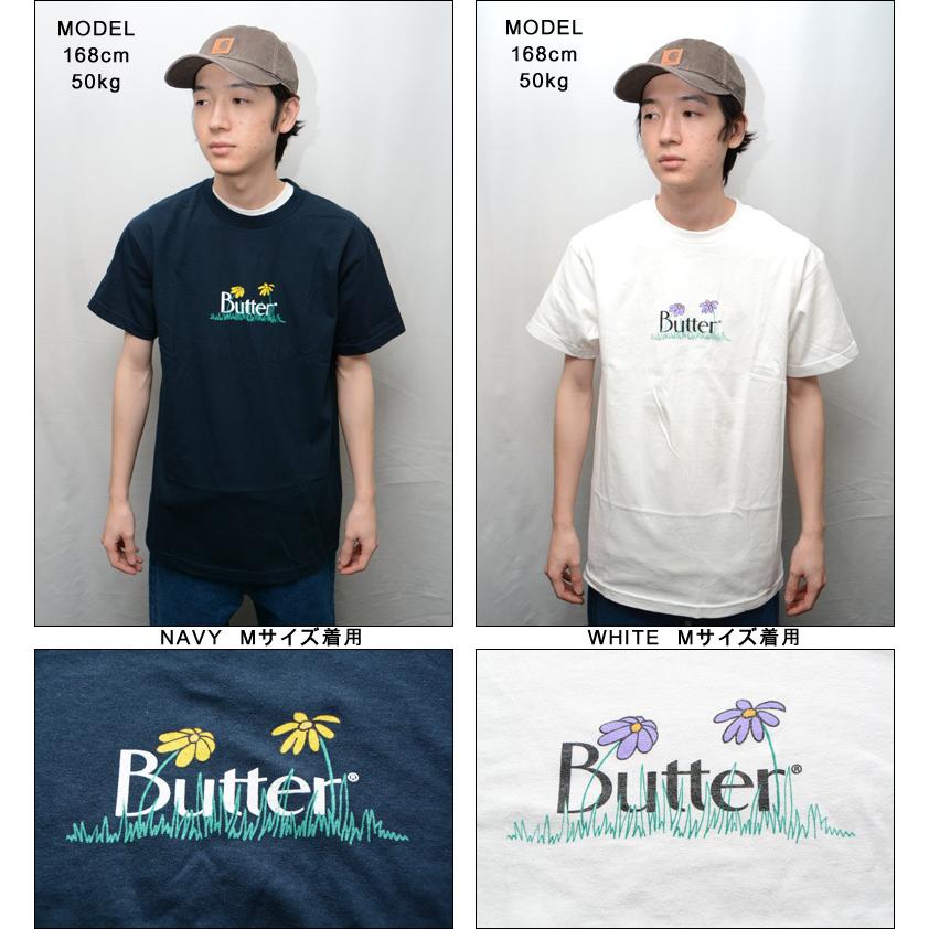 BUTTER GOODS FLOWERS CLASSIC LOGO TEE バターグッズ Tシャツ