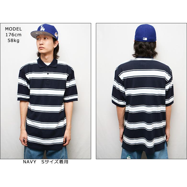 PRO CLUB キャルトップ ポロシャツ CALTOP S/S STRIPE POLO