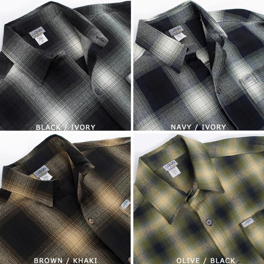 Cal Top キャルトップ チェックシャツ CALTOP L/S PLAID SHIRT シャツ