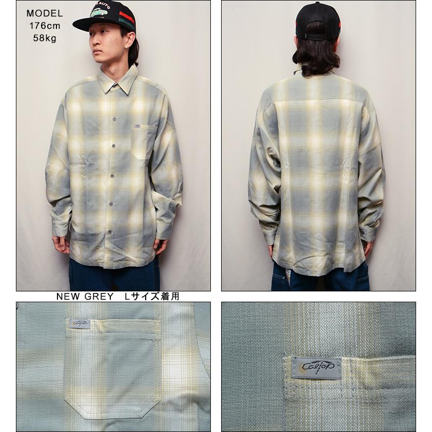 Cal Top キャルトップ チェックシャツ CALTOP L/S PLAID SHIRT Cal Top キャルトップ チェックシャツ CALTOP L/S PLAID SHIRT