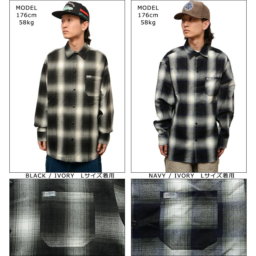 Cal Top キャルトップ チェックシャツ CALTOP L/S PLAID SHIRT