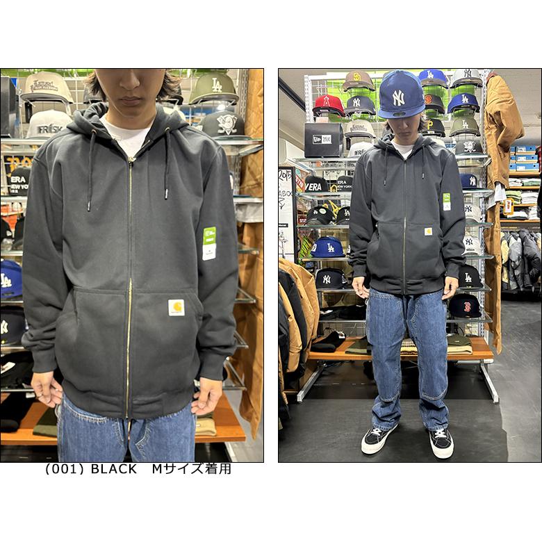 Carhartt カーハート ボトムランド カモ フリース ジップアップパーカー Carhartt（カーハート） パーカー CARHARTT RAIN DEFENDER LOOSE FIT
