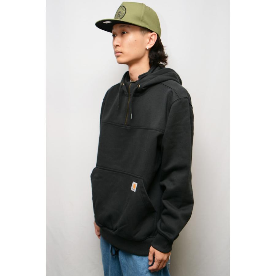 カーハート パーカー CARHARTT RAIN DEFENDER LOOSE FIT HEAVY WEIGHT QUATER ZIP SWEAT  SHIRT ハーフジップパーカー ジップ パーカー フーディー 100617