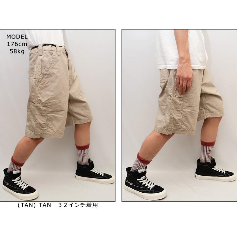 カーハート ショーツ CARHARTT LOOSE FIT CANVAS UTILITY WORK SHORT ショートパンツ ハーフパンツ ペインターショーツ パンツ ショーツ 短パン B147｜pajaboo｜16