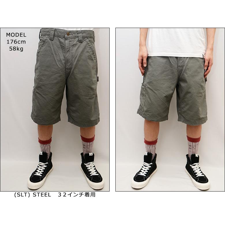 カーハート ショーツ CARHARTT LOOSE FIT CANVAS UTILITY WORK SHORT ショートパンツ ハーフパンツ ペインターショーツ パンツ ショーツ 短パン B147｜pajaboo｜12