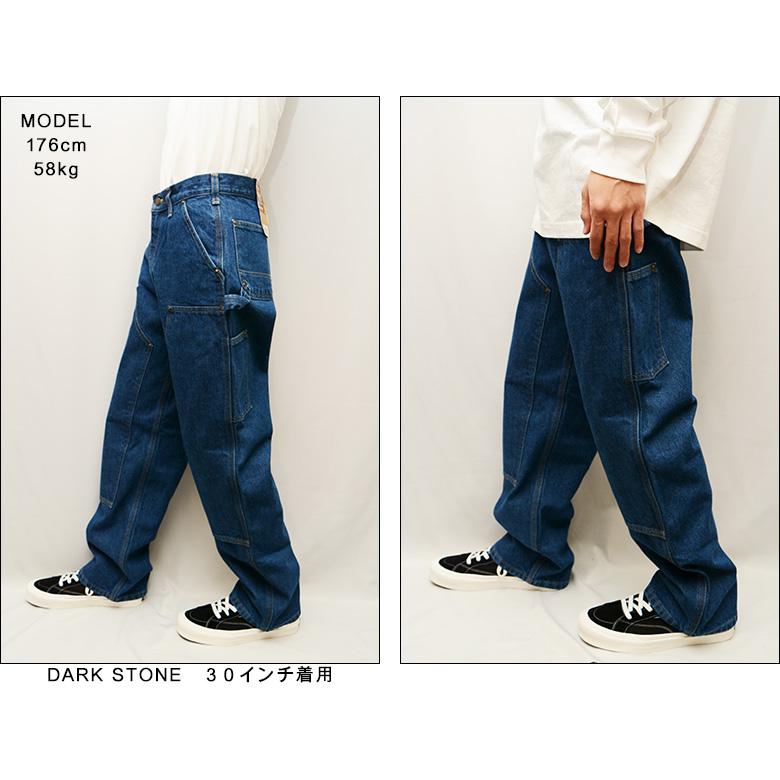 カーハート パンツ CARHARTT LOOSE FIT HEAVY WEIGHT DENIM DOUBLE FRONT UTILITY LOGGER  JEAN ペインターパンツ ワークパンツ ダブルニー デニム B73