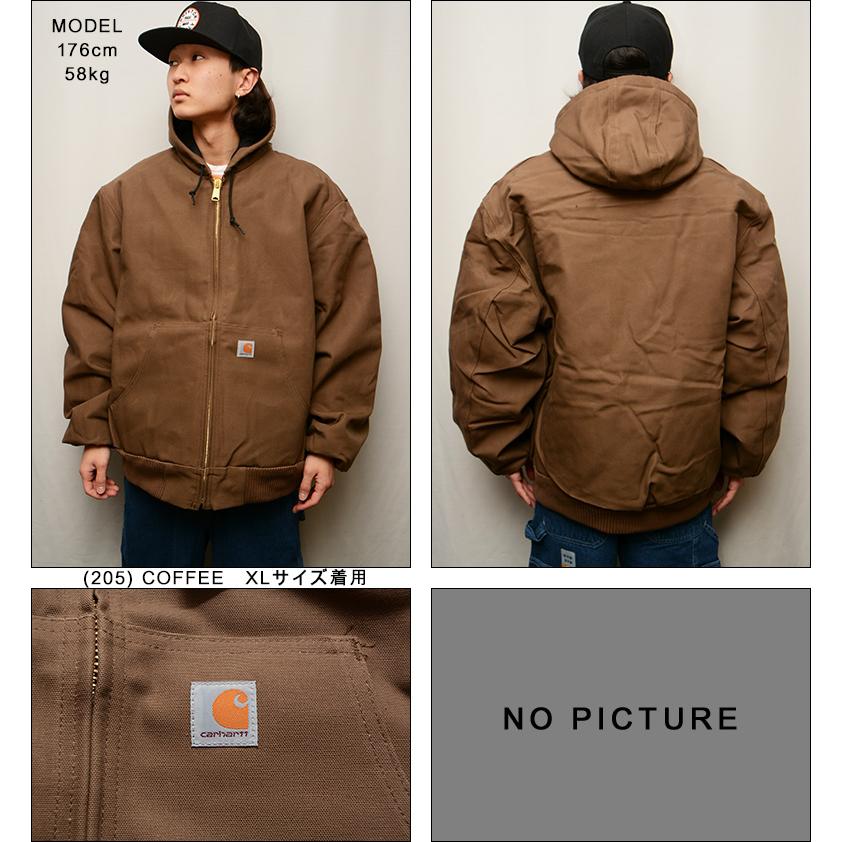 CARHARTT QUILTED FLANNEL LINE DUCK ACTIVE JACKET カーハート 