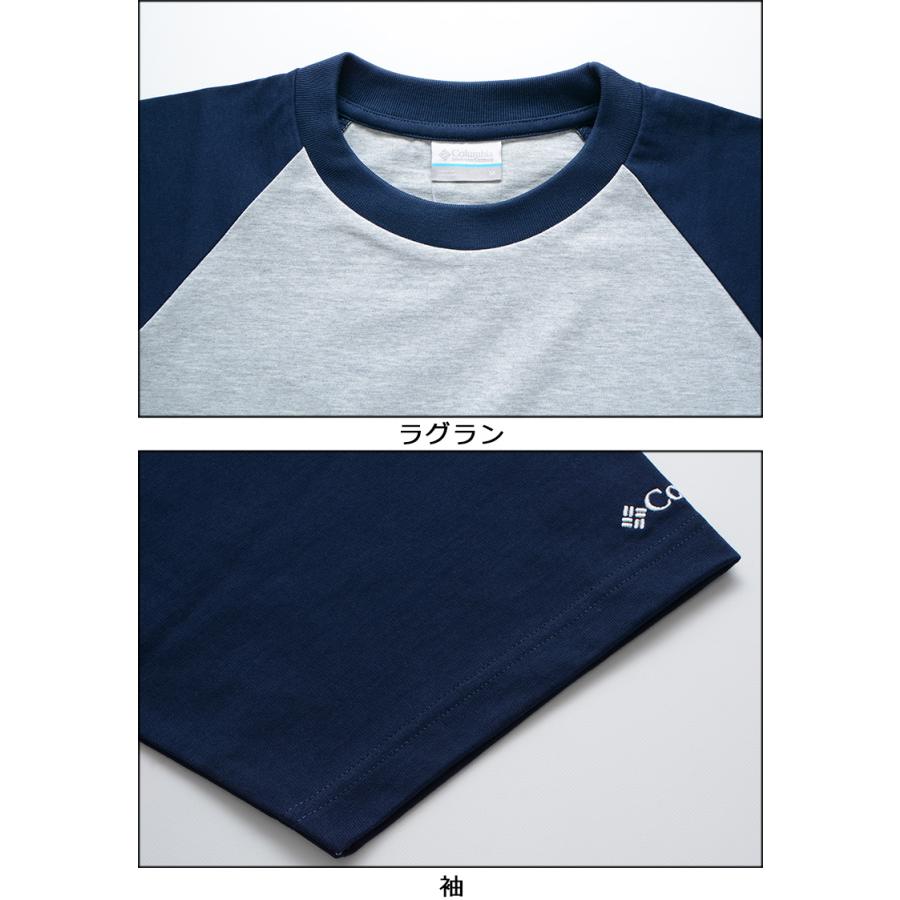 コロンビア Tシャツ COLUMBIA MILLERS CREST RAGLAN TEE ミラーズクレストラグランショートスリーブティー 正規取扱店 ラグラン ロンT ７分袖 PM0887｜pajaboo｜06