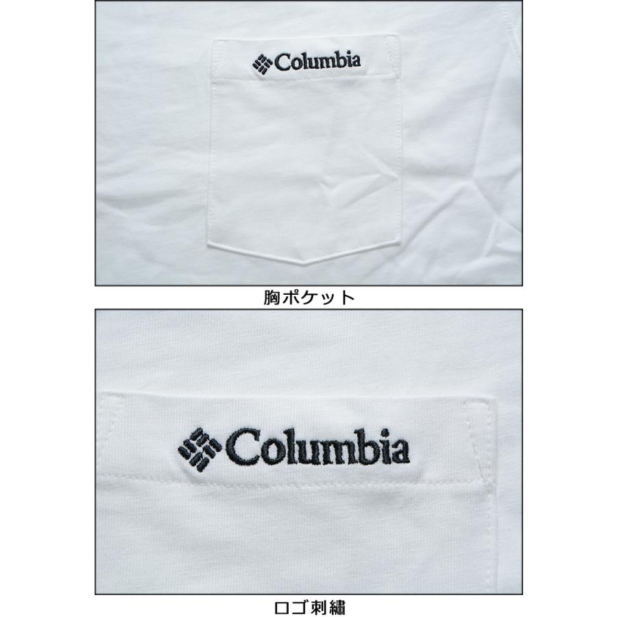 コロンビア Tシャツ COLUMBIA YONGE STREET S/S TEE ショートスリーブティー 正規取扱店 ポケットT 半袖 UVカット クルーネック メンズ XE1769｜pajaboo｜07