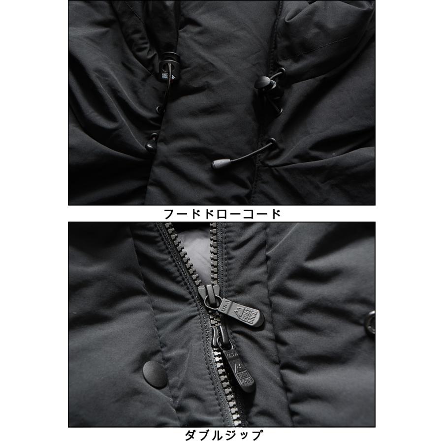 DICROS ブラック ダウンジャケット FIRST DOWN ファーストダウン ジャケット WRAP PARKA DICROS